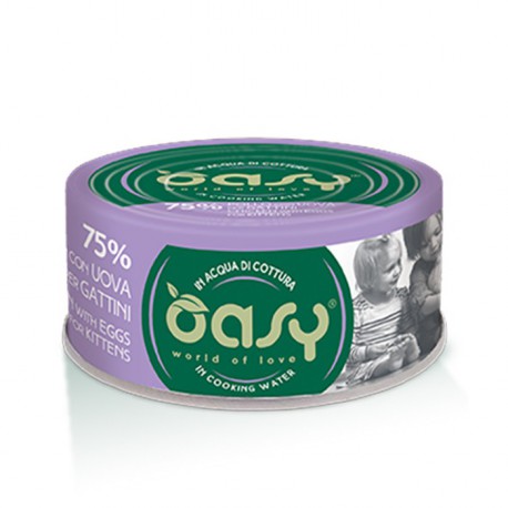 Oasy Cat Pollo Uova Lattina 70g Oasy Cat Pollo Uova Lattina 70g